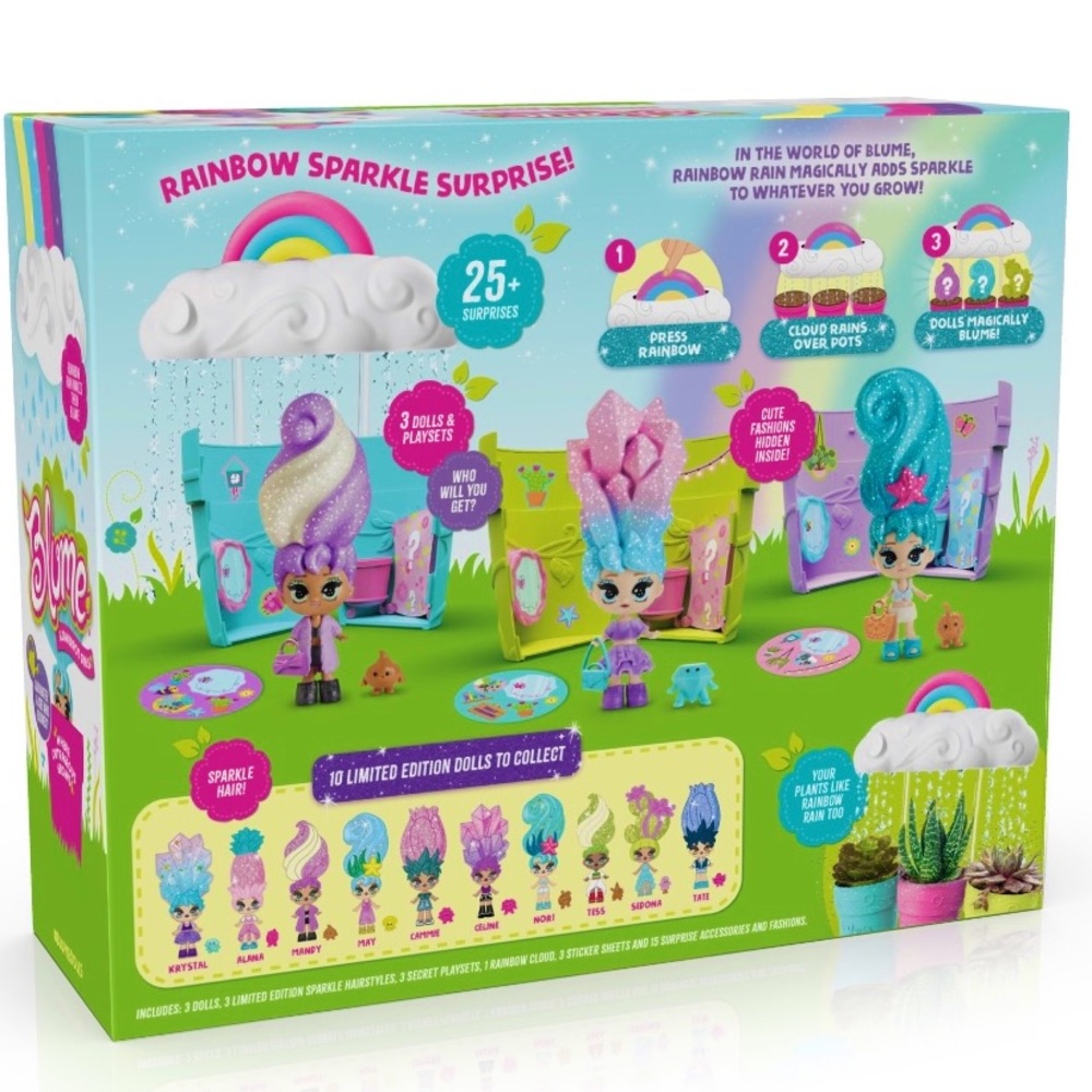 Blume Flowerpot Girls- Rainbow Sparkle Surprise - Picture 2 of 13
